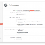 Profilmanager